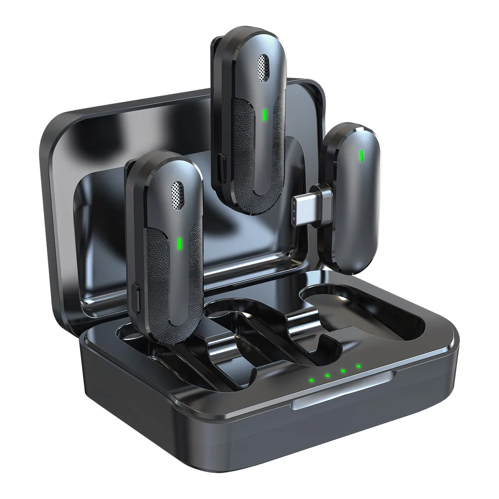 Microfono Lavalier Wireless Professionale Clip per TikTok e Live Stream - 3