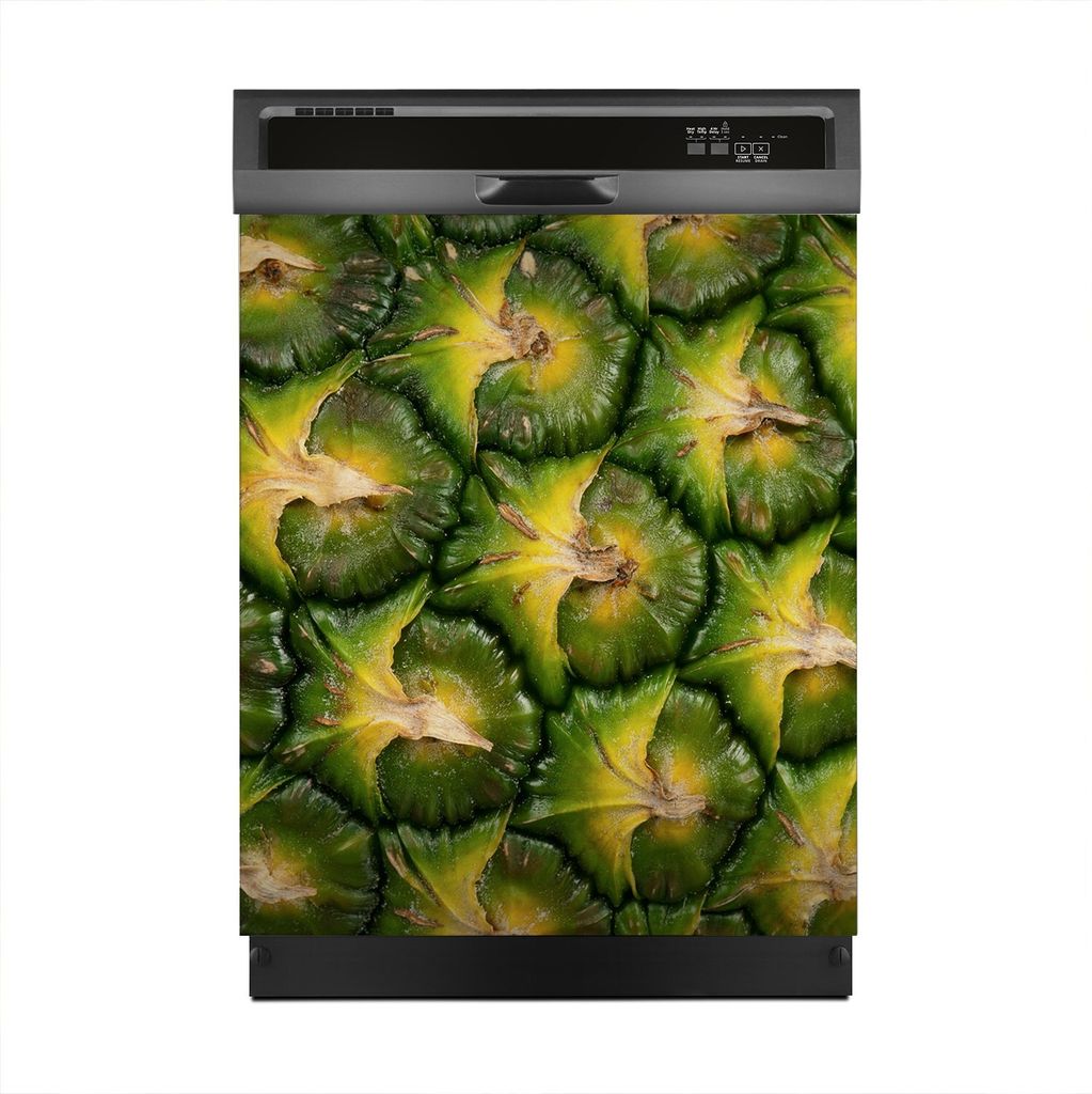 Magnete Dekorative 60x70 cm Küche Magnetmatte Spülmaschine - reife Ananas