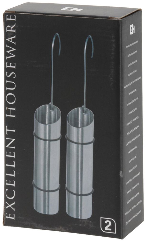 4x Luftbefeuchter Heizung Edelstahl Verdunster Wasser 4er Produktbild 4