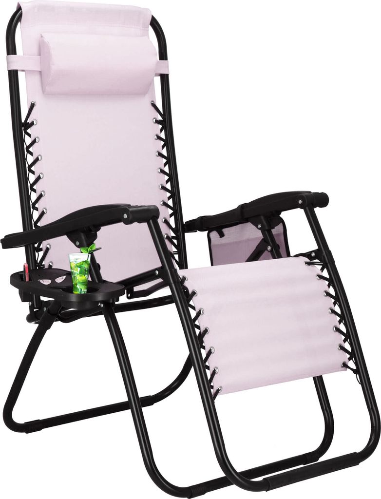 Sonnenliege Liegestuhl mit Kopfstütze Relaxstuhl 110 x 80 x Produktbild