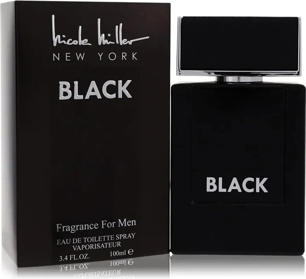 Nicole Miller Black Men 100ml Eau de Toilette - Idea Regalo Uomo