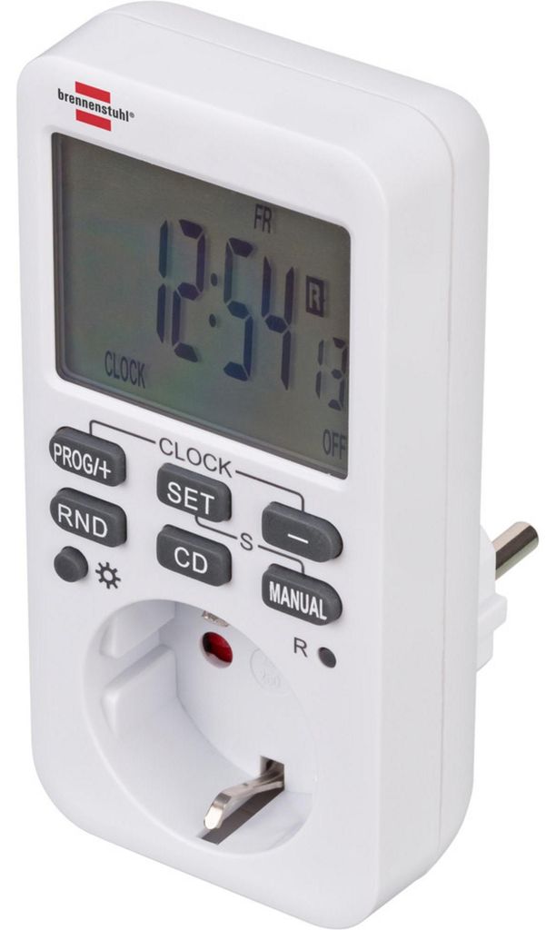 Brennenstuhl 1506320 minuterie électrique Blanc Minuterie Image du produit 