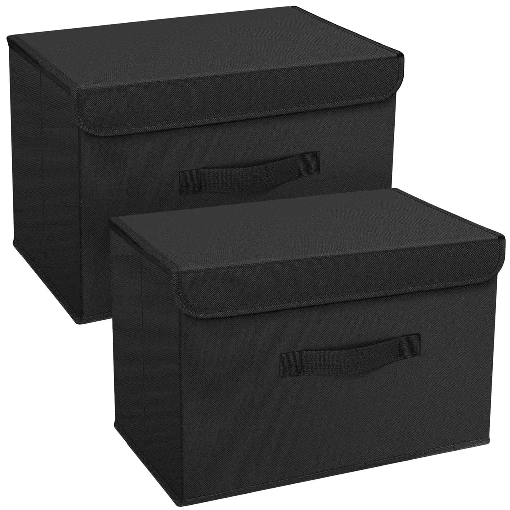 Gagnez de la place avec ces boîtes de rangement pliables avec couvercle