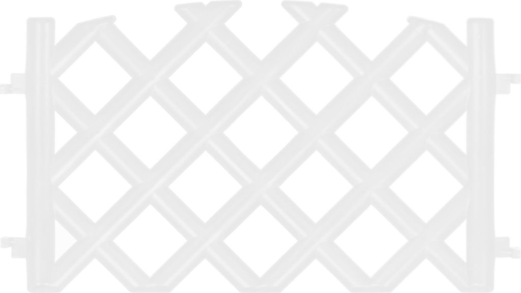 Gartenzaun Jägerzaun Kunststoff Zierzaun Einzäunung L 350 Produktbild 4