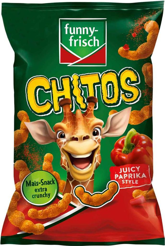 funny frisch Chitos Juicy Paprika Style Maissnack Packung Produktbild 