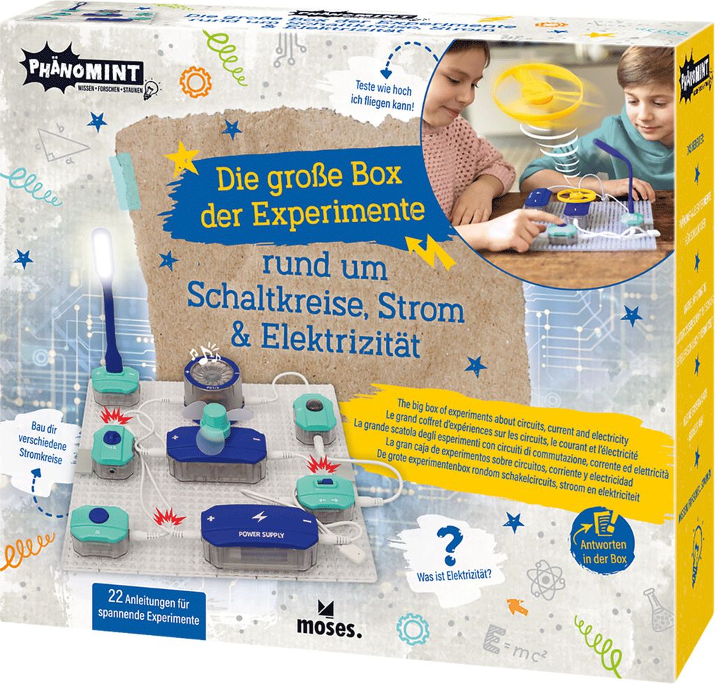 moses PhänoMINT Die große Box der Experimente rund um Produktbild 