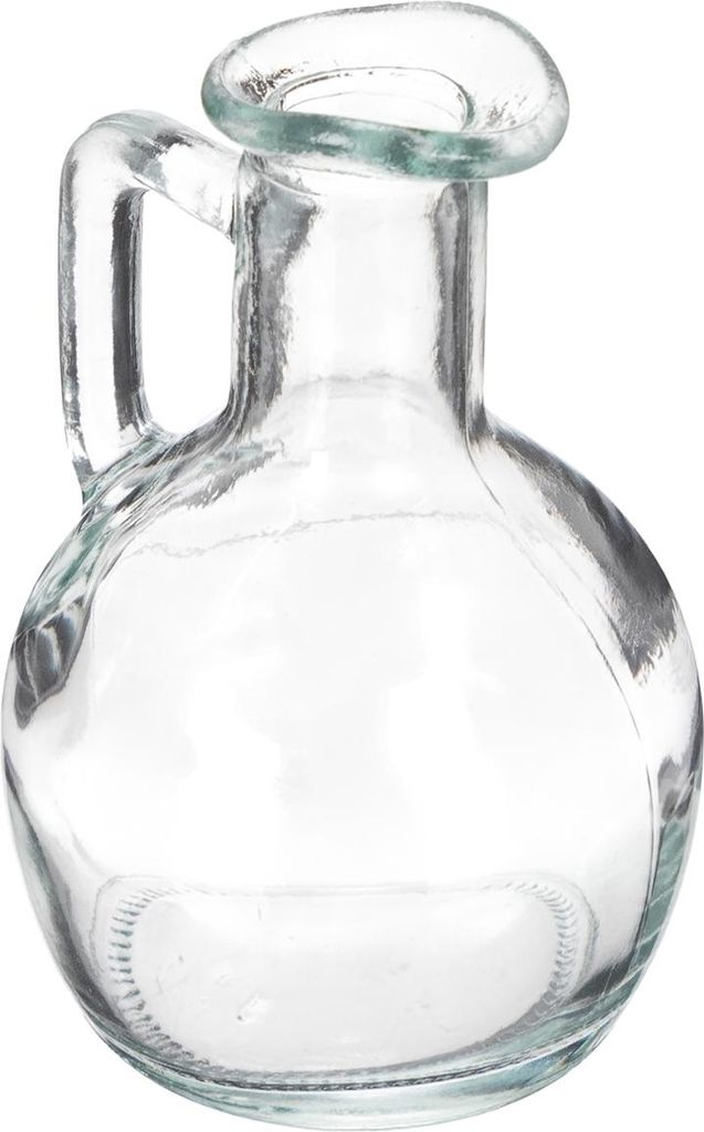 Elegante Glaskaraffe mit Henkel für Tischdekoration und Blumenarrangements, 6 Stück
