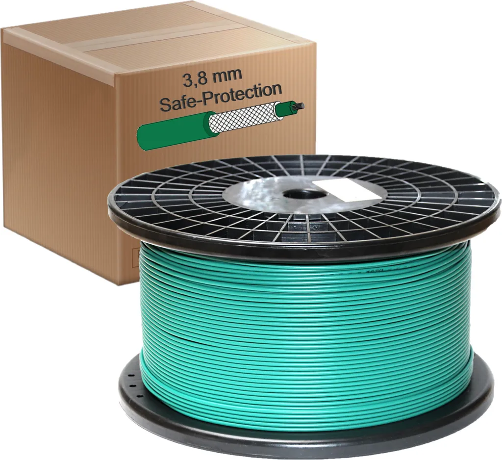 Cavo di sicurezza compatibile con la guaina LandXcape LX + XTREME SAFE-PROTECTION - filo di protezione dei confini dei tosaerba robot - avvolgicavo - Ø3,8mm - HQ, lunghezza:150m