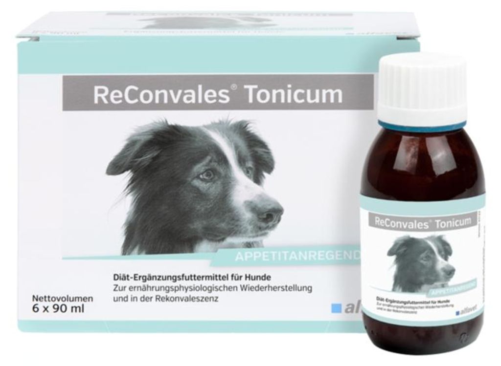 ReConvales Tonicum Hund 6 x 90 ml Aufbaunahrung alfavet Produktbild 