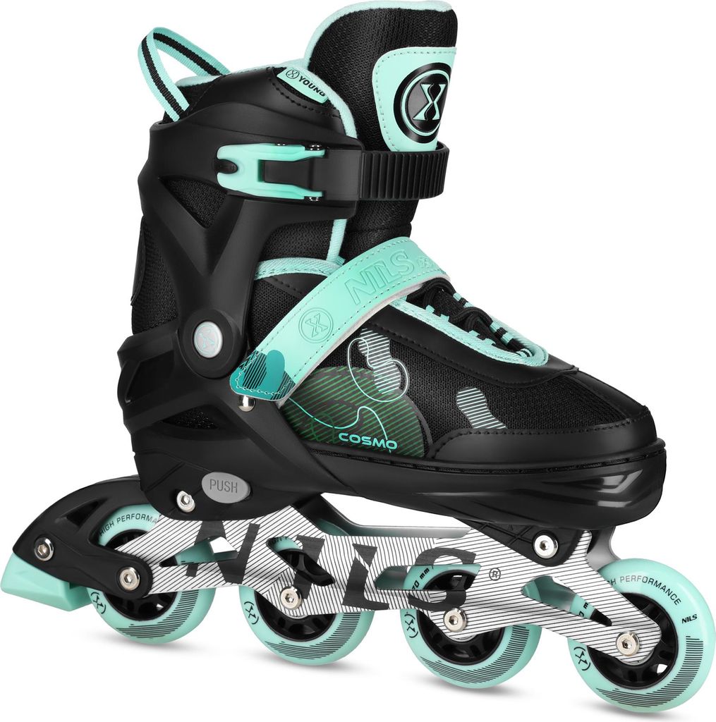 Na13808 Cosmo Schlittschuhe Grün Grösse M(34-37) Nils Extreme