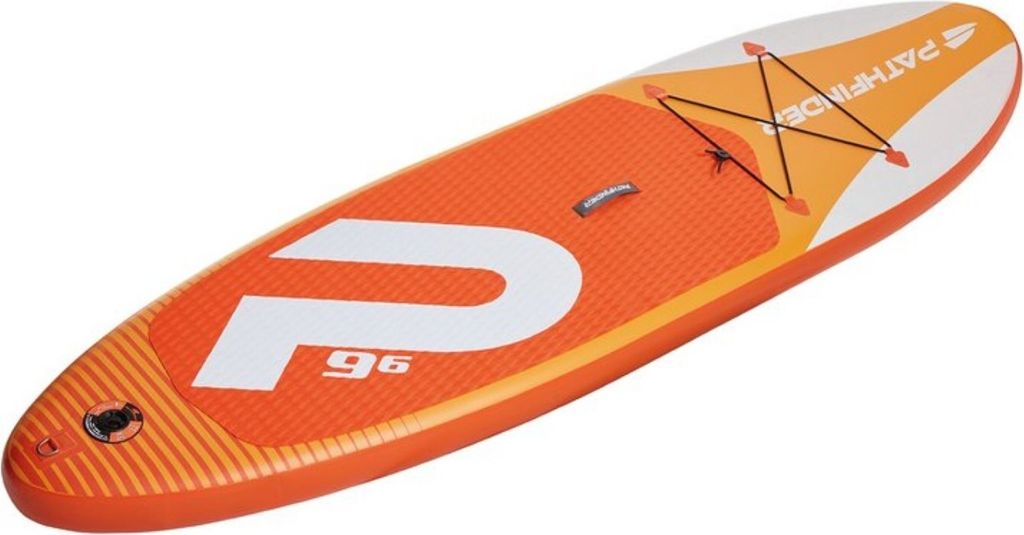 Happy People Stand Up Paddle Board im Set 290 x 76 x 15 cm mit Tasche Pumpe und Paddel aufblasbar