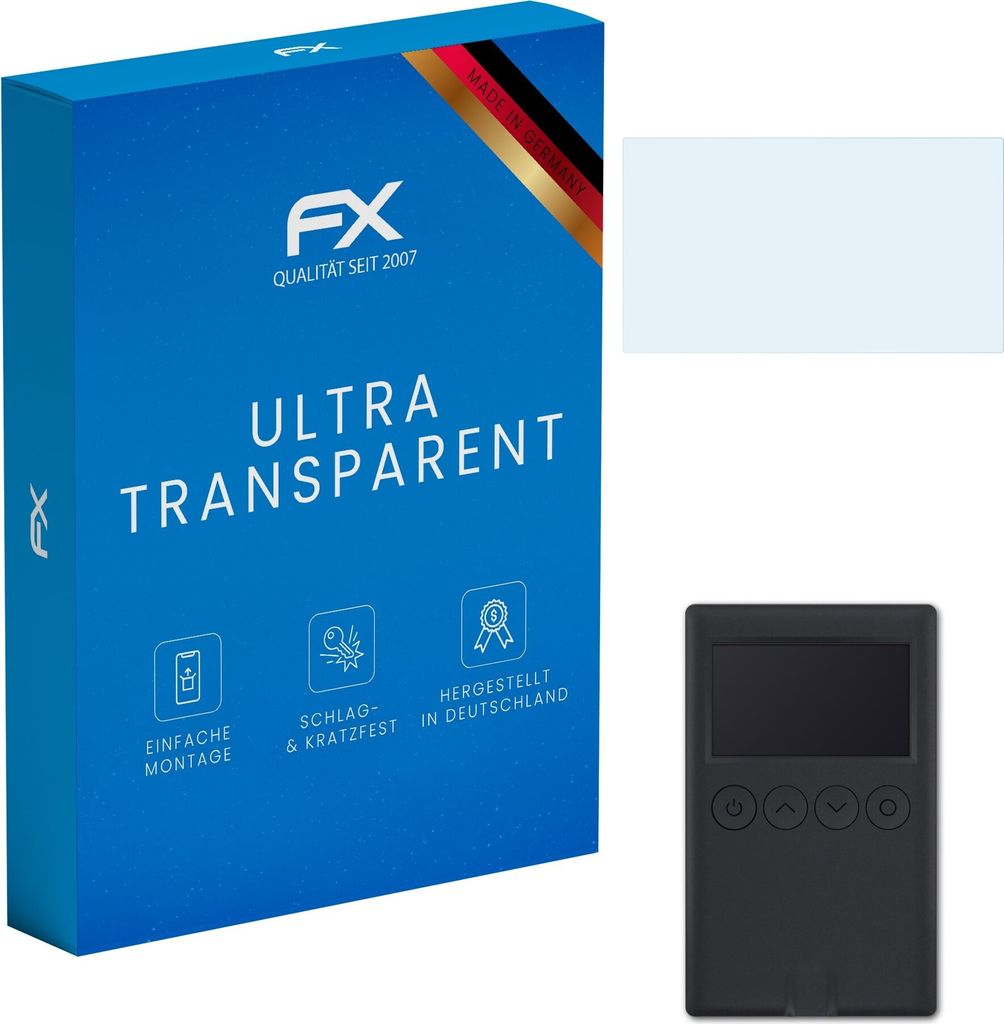 atFoliX FX-Clear 3x Schutzfolie kompatibel mit OneKey Classic Displayschutzfolie