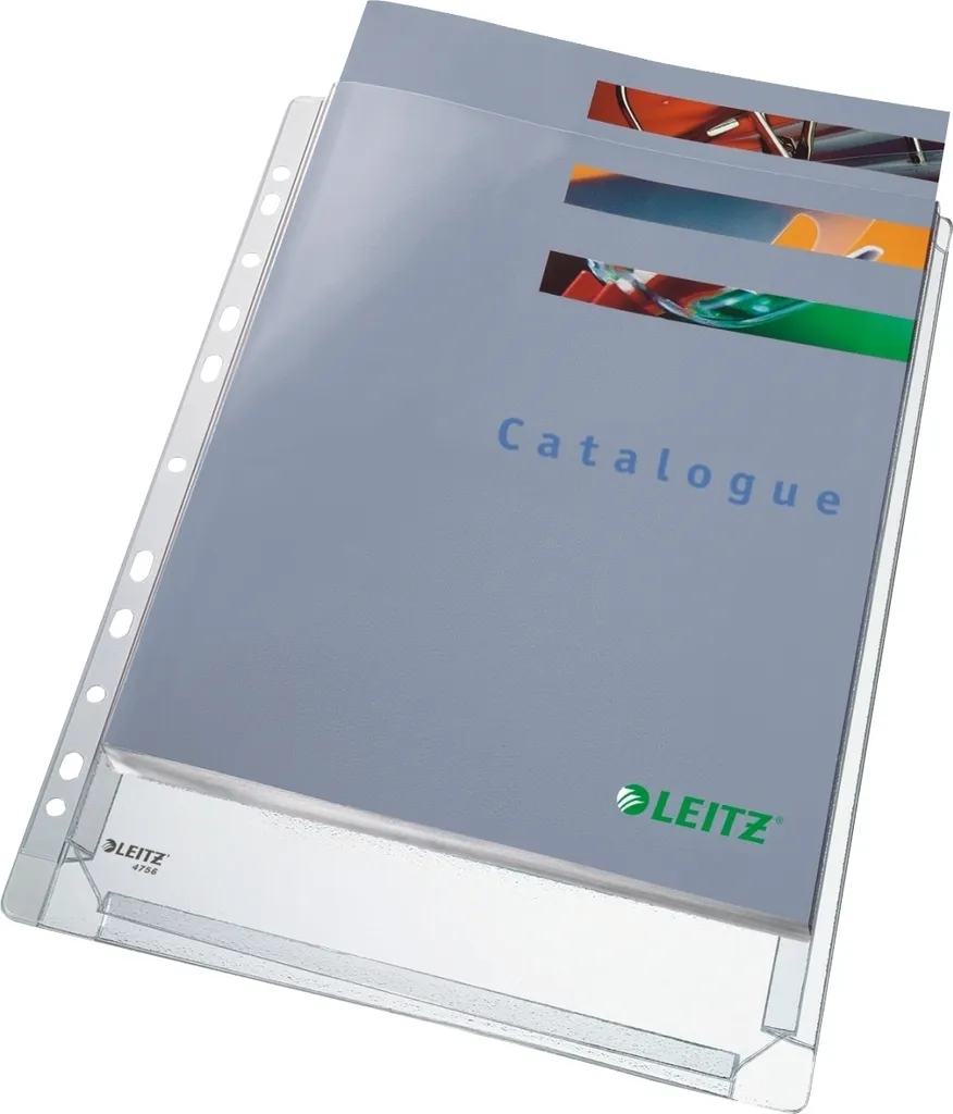 Pochettes A4 pour documents épais en PVC grainé avec soufflet de 10mm