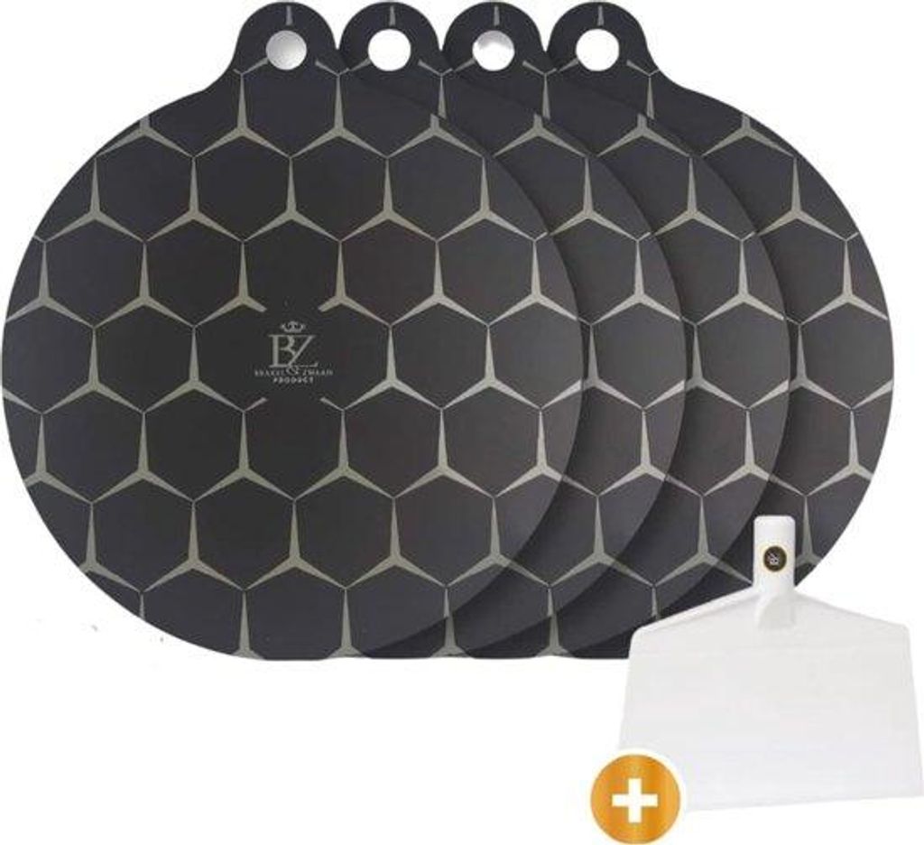 Induktionsmat für Kochplatte - 4x Induktionsmat für Kochplatte-Schutz - Anti-Slip und Hitzebeständig