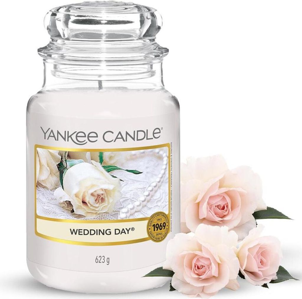 YANKEE CANDLE Wedding Day®', Large Jar (623g) Duftkerzen