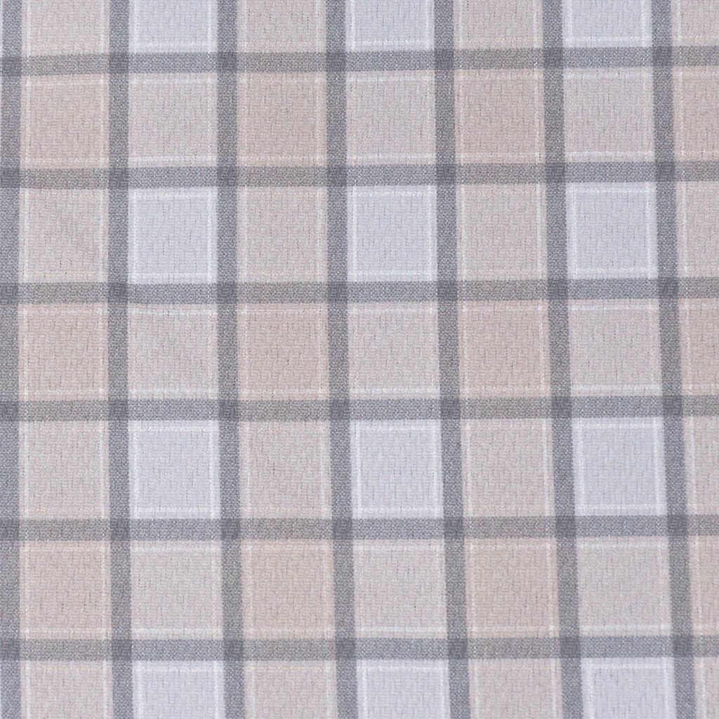 Vorhangstoff Dekostoff Lochner Landhaus Karo beige grau 1,60m Breite