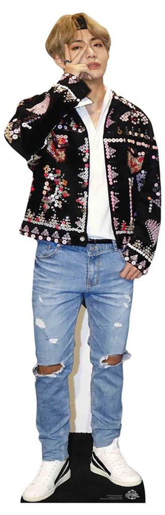 Kim Taehyung (V) BTS (kpop) Pappfigur -Höhe 90cm