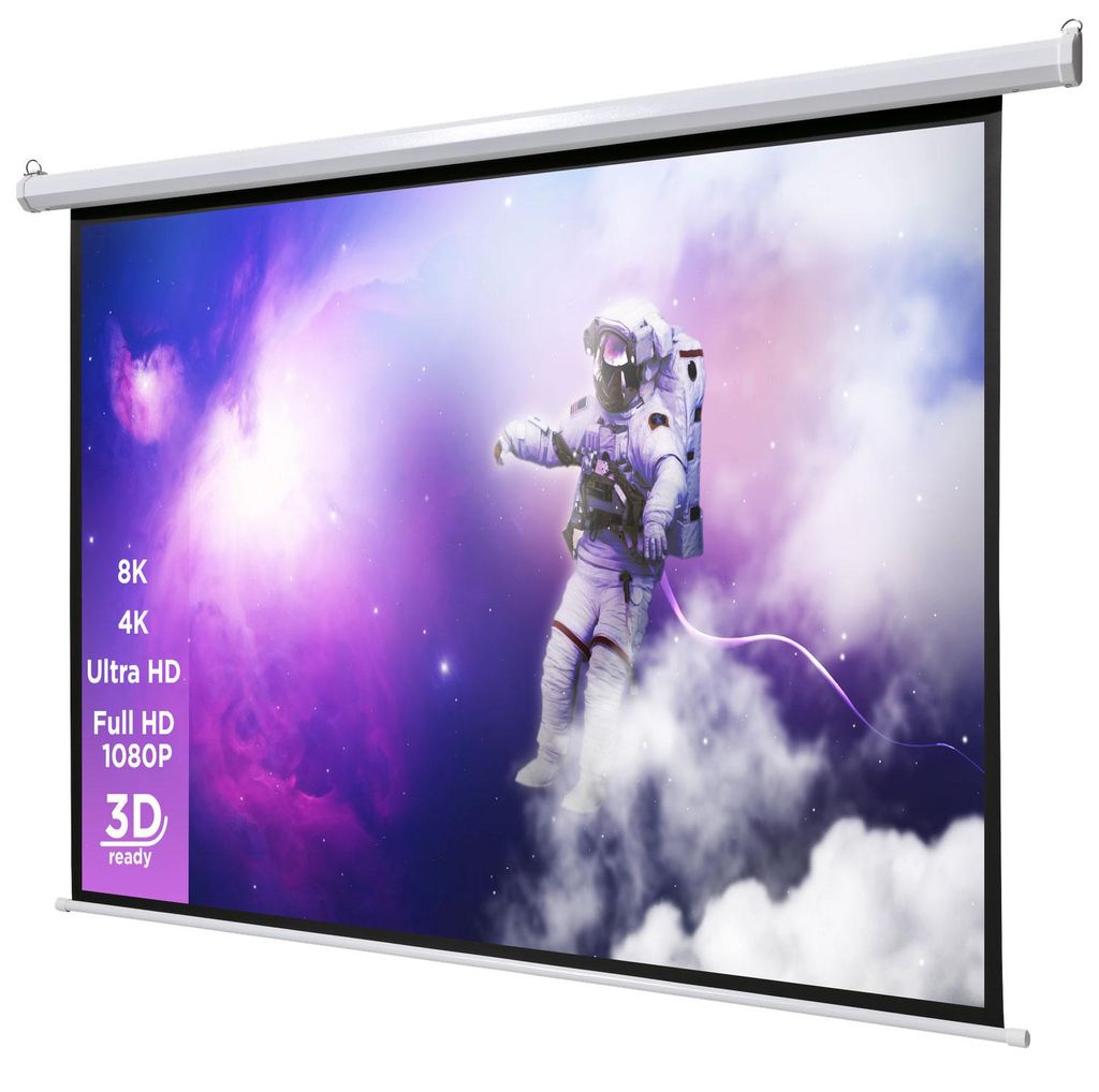 celexon basic Motor-Leinwand 110" | 200x200 cm 1:1 | Produktbild 