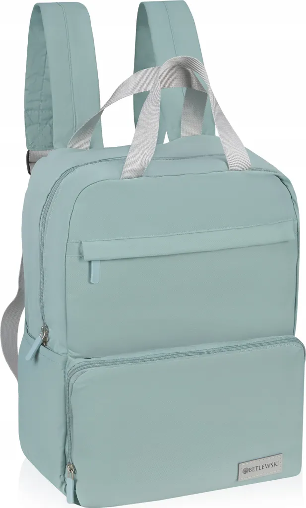 Sac à dos Betlewski BPP01ZIELONY77359 imperméable et urbain vert