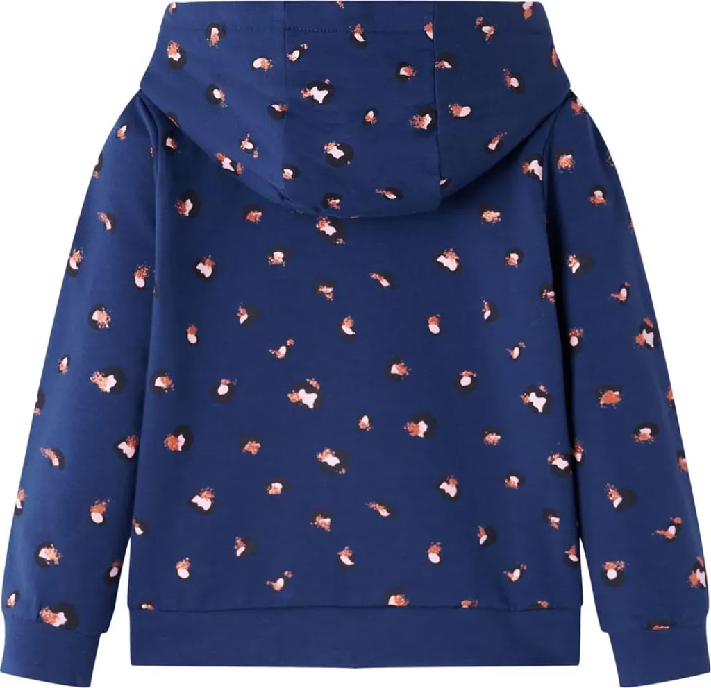 Analisi Felpa con Cappuccio vidaXL Bambini 128 Blu Navy | Materiali