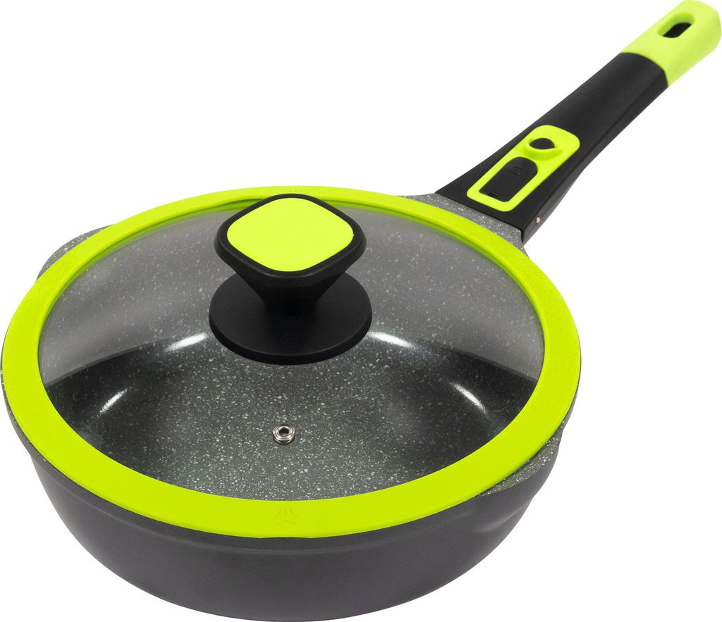 Ø24cm Bratpfanne ca. 7.5cm hoch KING® Click-Grip Aluguss Produktbild 