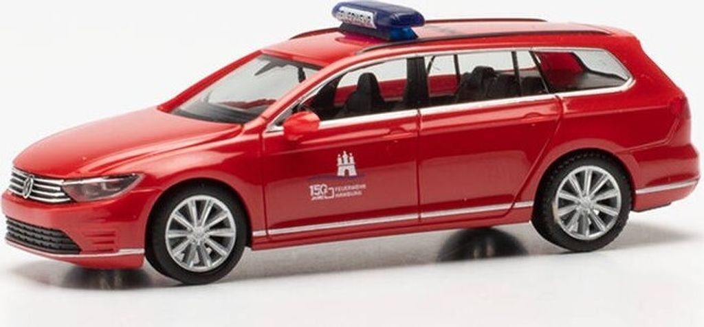 Herpa PKW VW Passat Varant GTE Feuerwehr Hamburg 097192