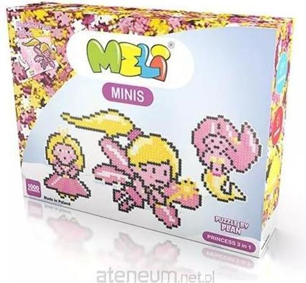 Meli Minis Princess 3-in-1 Baukasten – 1000 magische Bausteine für Mädchen