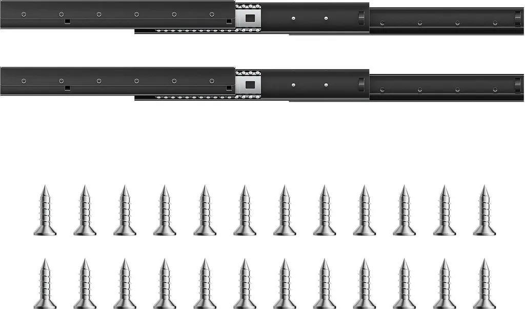 Solution tiroirs lourds rails 40cm supports de sol capacité 117kg - 9