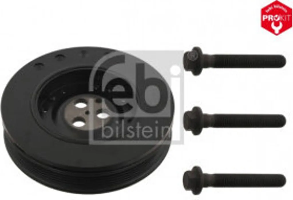 Poulie de vilebrequin FEBI 33673 pour Transit et Mondeo III - OE 1351731
