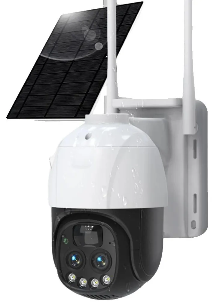 Système de vidéosurveillance 4G solaire pour extérieur et chantiers