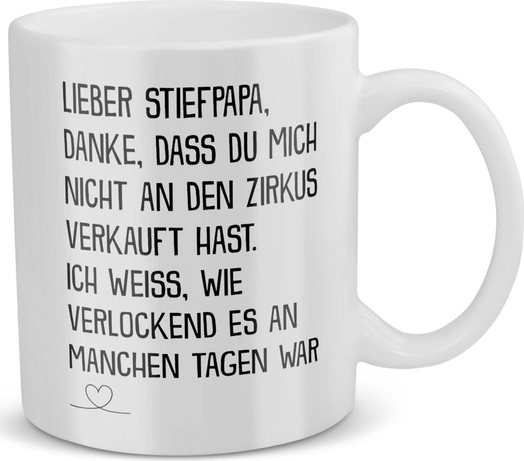 22Feels Stiefpapa Geschenk Vatertag Bonuspapa Stiefvater Tasse Herrentag Geburtstag Weihnachten Kaffeetasse Patchwork Familie Stiefeltern Geschenkidee