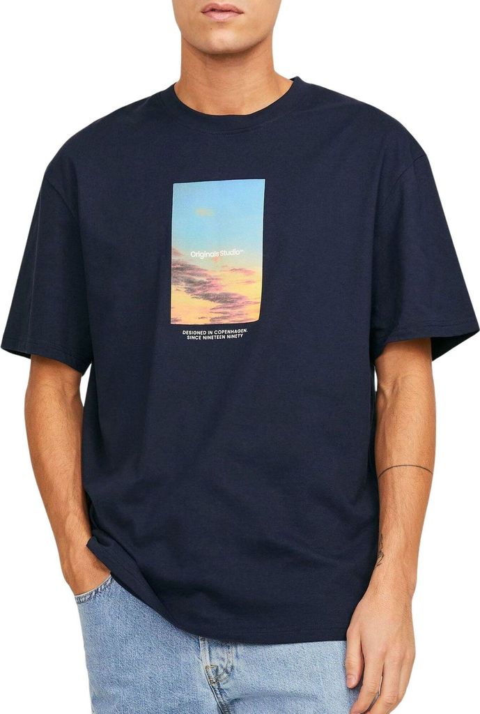 Jack&Jones Kurzarm-T-Shirt für Männer, JORVESTERBRO PICTURE TEE SS CREW NECK SN