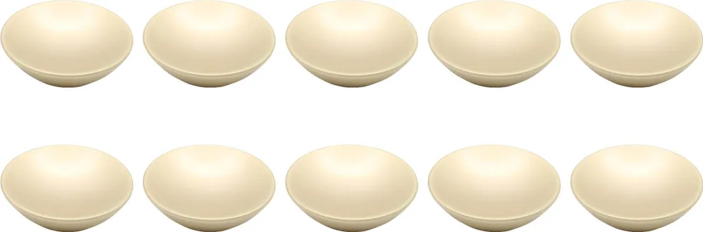 Natural Goods Berlin Maniglia per mobili MULDE, pomolo per mobili, maniglia per armadi, pomolo per cassetti e porte, oro, 10 pezzi