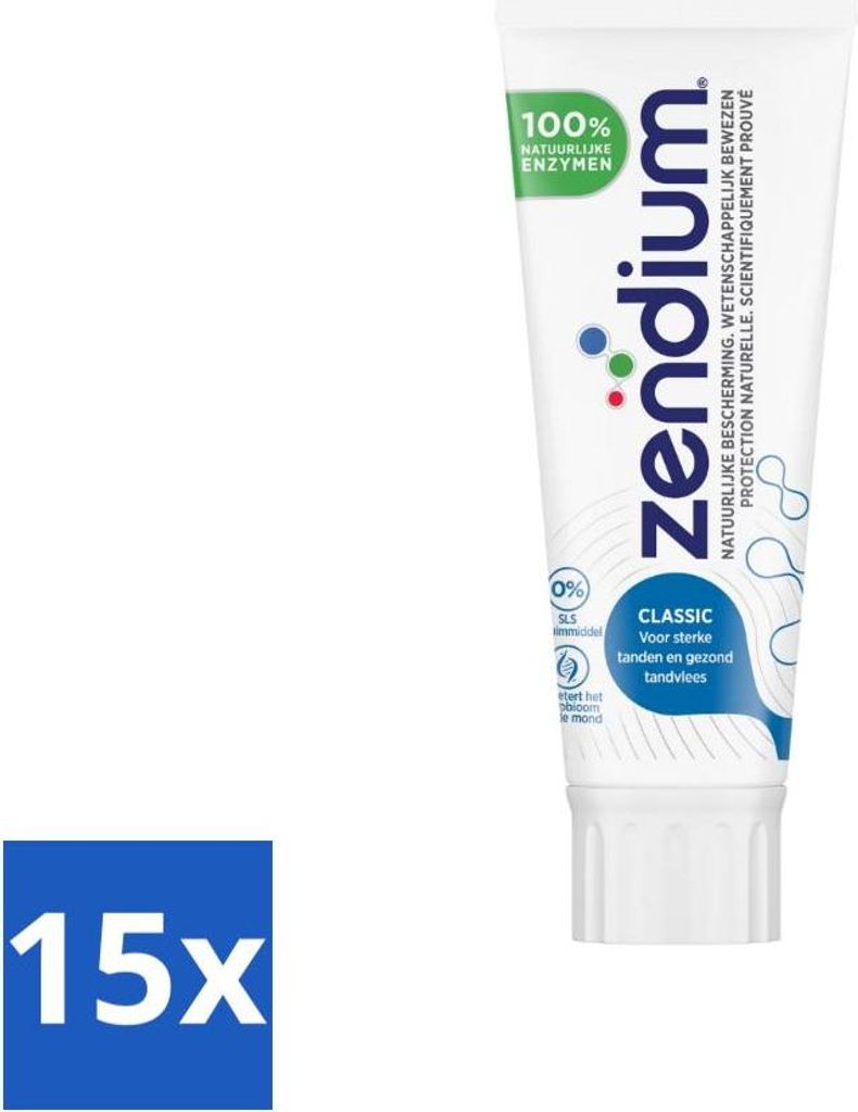 Zendium Pasta do zębów Classic 75 ml - Value pack - 15 Zdjęcie produktu 