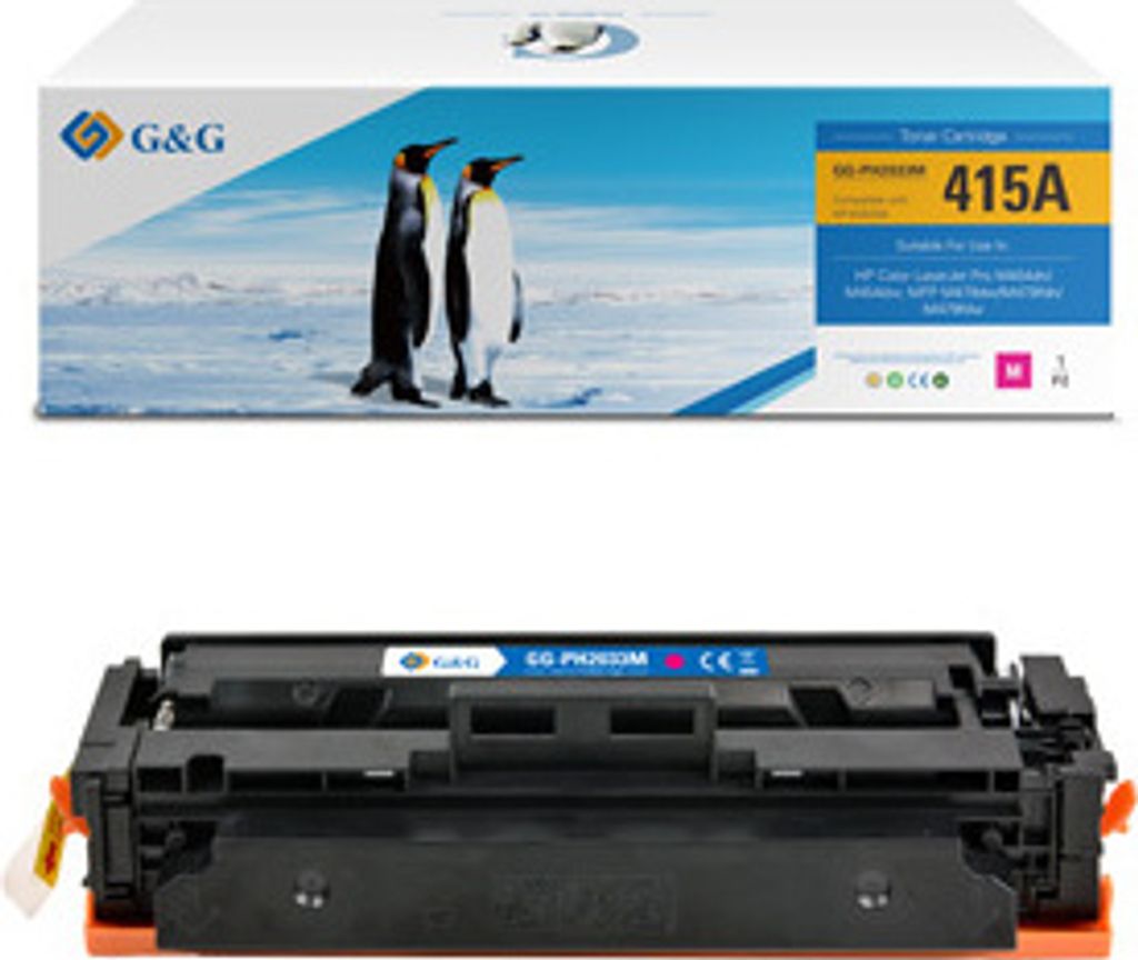G&G kompatibler Toner zu HP W2033A, NT-PH2033M, HP 415A, magenta, 2100s