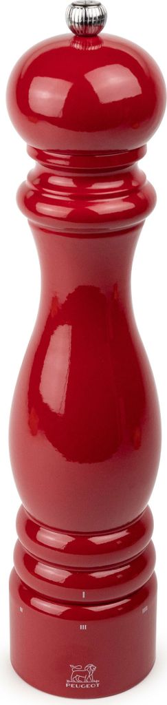 Peugeot Paris uSelect Pfeffermühle Pfeffer Mühle Gewürzmühle Holz lackiert Passion Red / Rot 30 cm 41250
