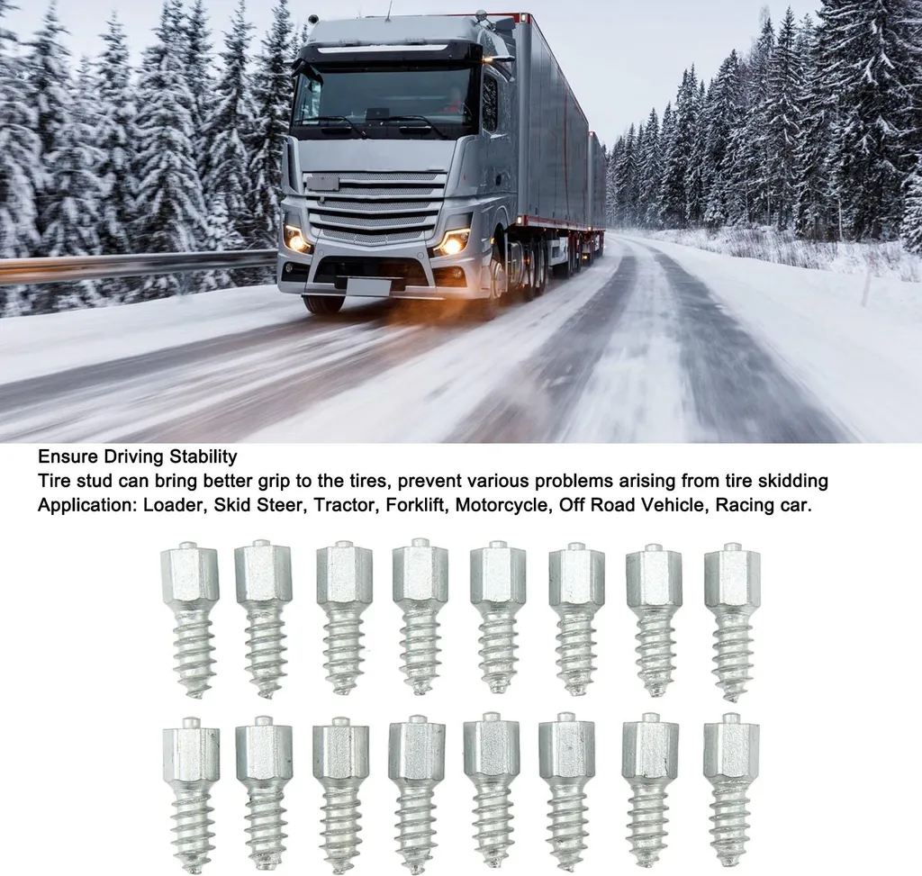 Crampons à Visser M8 pour Pneus de Tracteurs et Engins de Levage X100
