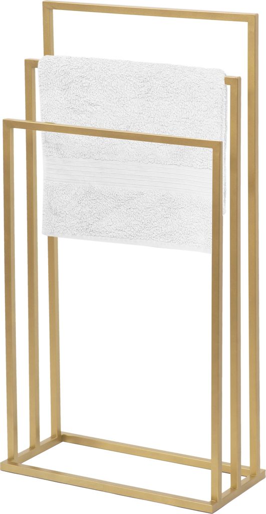 FRAMADO Metall Handtuchständer - Badetuchhalter Gold, Produktbild 