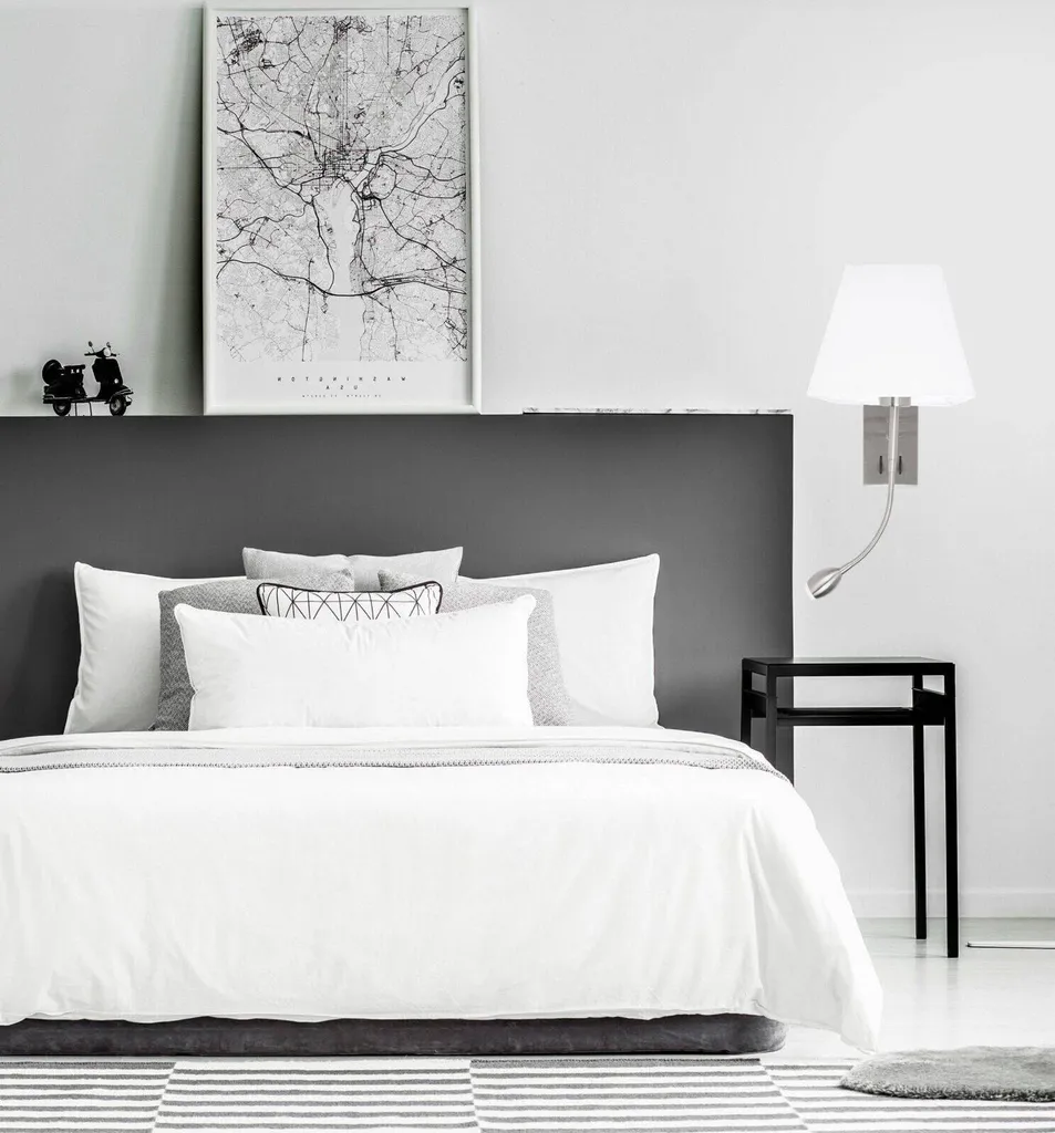 Applique de Chevet Valencia Nova Luce Blanche LED pour Lecture de Nuit