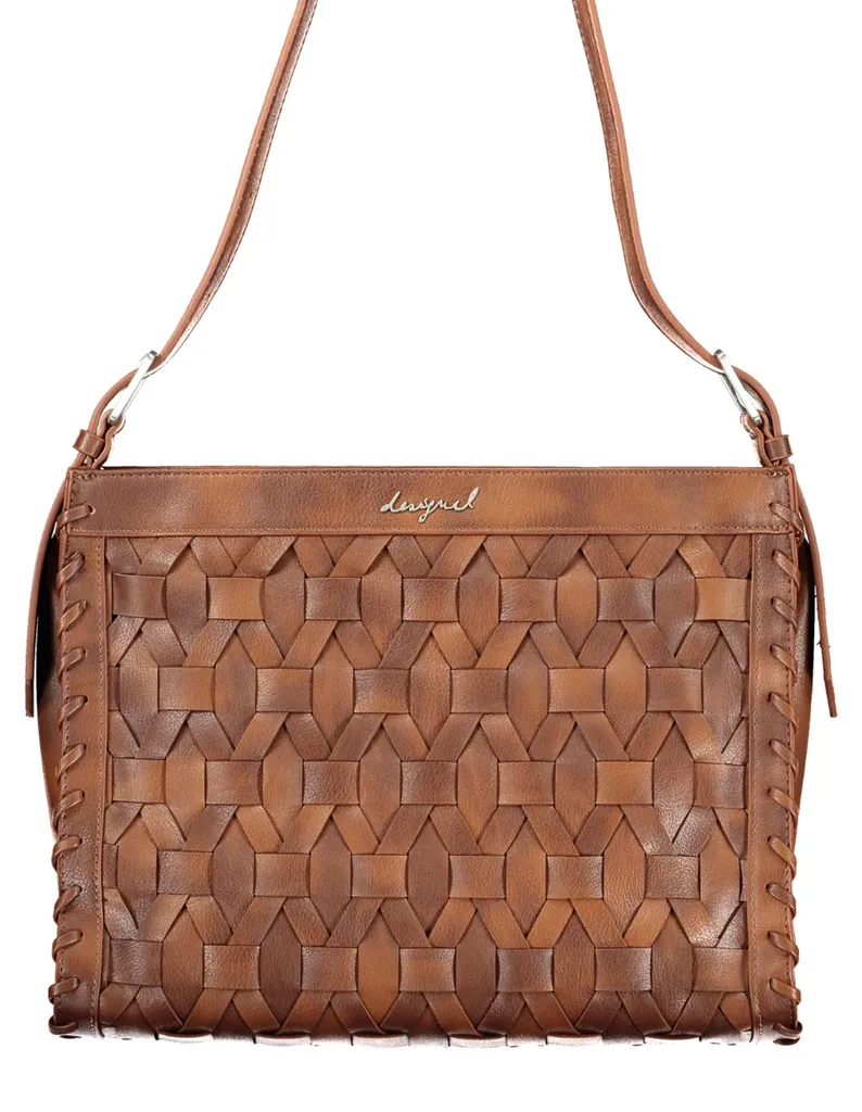 Sac bandoulière femme marron compartimenté anti-gaspillage de place