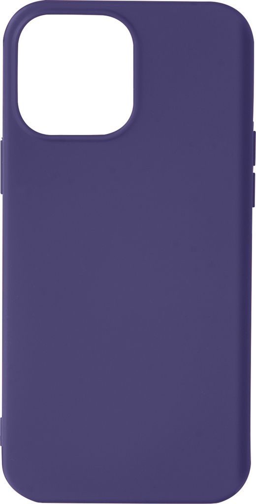 Halbsteife Silikon Handyhülle für Apple iPhone 13 Pro Max, Soft Touch – Violett