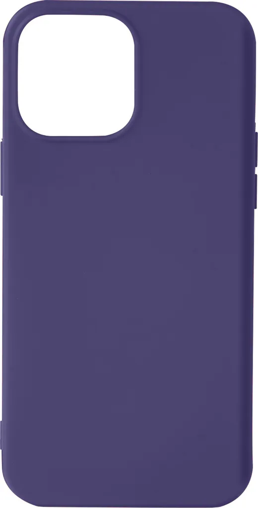 Custodia semirigida in silicone per Apple iPhone 13 Pro Max, Soft Touch - Viola