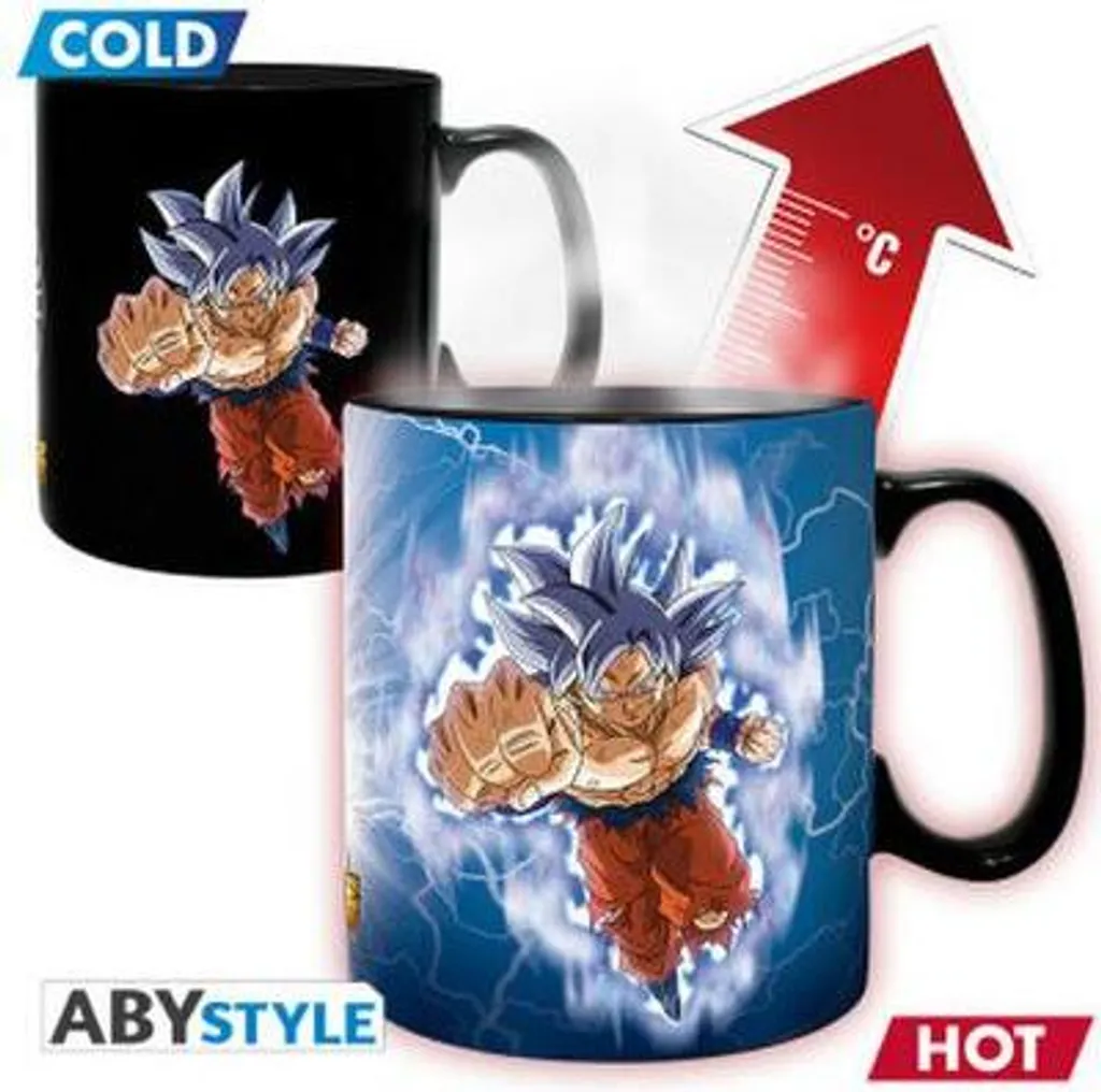 DRAGON BALL SUPER - Tazza Cambio di calore - 460 ml-GokuvsJiren-cardboard
