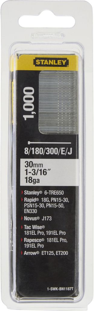 Stanley HTS 30MM/5/8" VERSENKNAGEL-TYP J-18GA Image du produit 