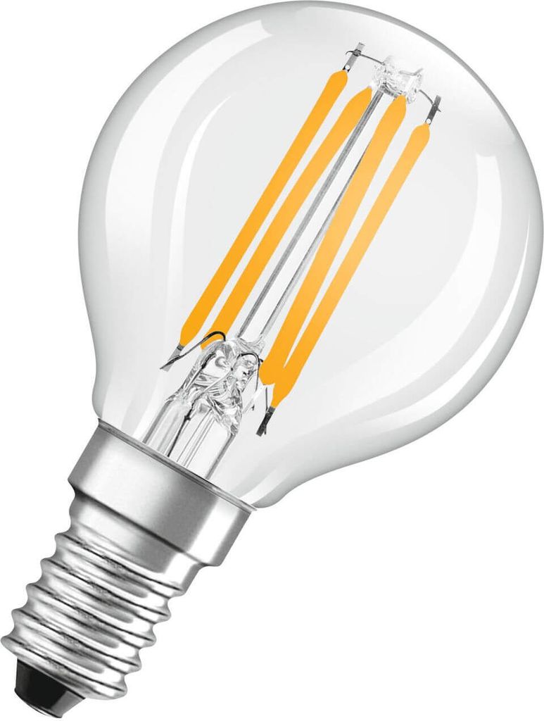OSRAM LED SUPERSTAR PLUS CLASSIC Filament 2.2W 927 klar E14 Lampe 300lm 2700K warmweiss wie 25W dimmbar 4099854084133
