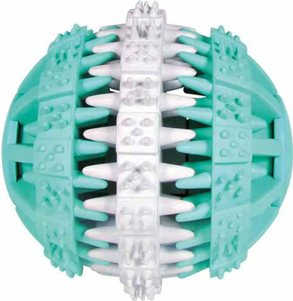Palla Cane Menta Trixie Denta Fun - Gioco Resistente 7 cm