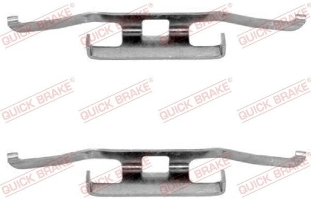 QUICK BRAKE 109-1098 Zubehörsatz Scheibenbremsbelag Hinten für BMW 3 Limousine (E30) 3 Cabrio (E30) 5 Limousine (E28) 6 Coupe (E24) 3 Touring (E3...