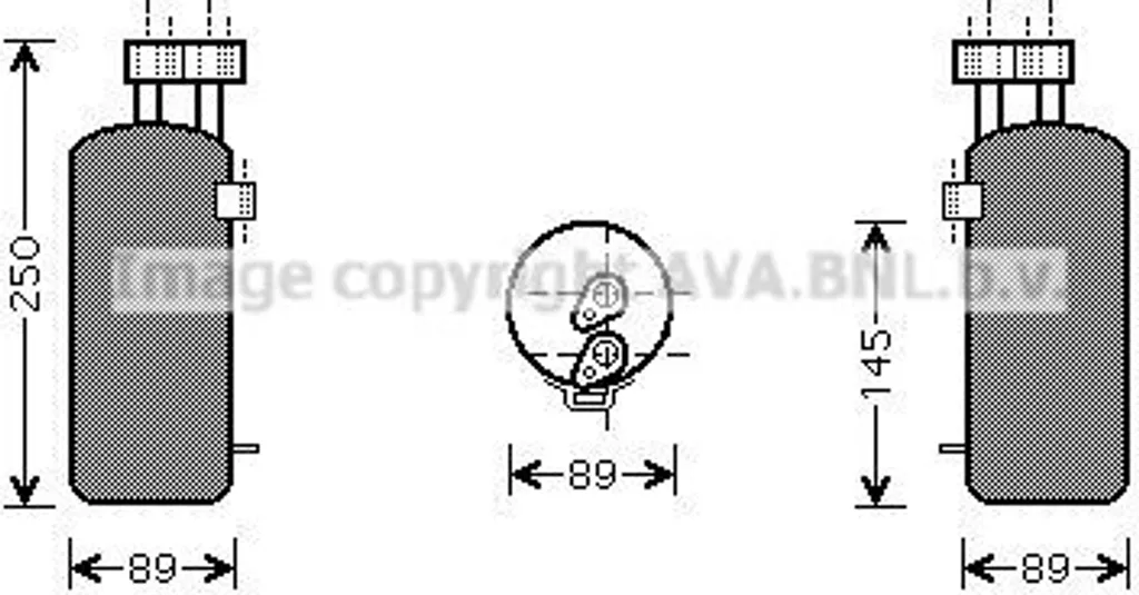 Sécheur clim haute capacité RTD330 compatible Renault 8200189627 PRASCO