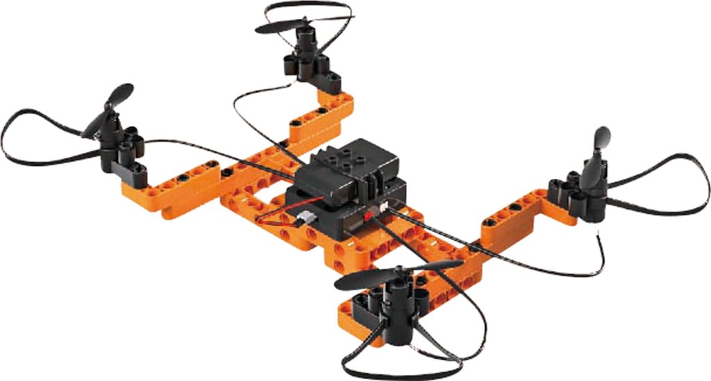 DF Models SkyWatcher 5in1 DIY Block Drohne mit LED Produktbild 5