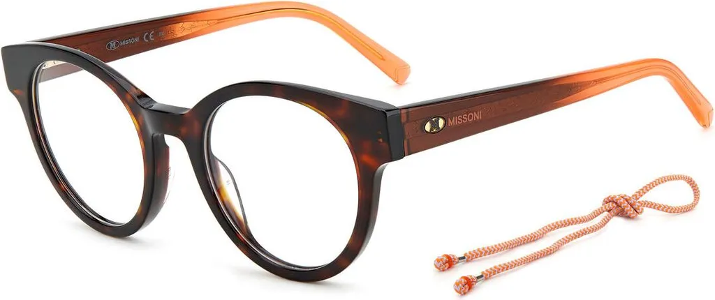 Monture de lunettes femme M Missoni MMI 0130 Havana style écaillé